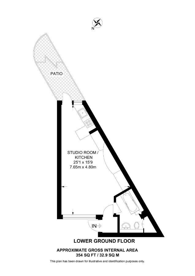 Studio Apartment - Entire Lower Ground Floor - Only 7 Mins Walk Kings Cross St Pancras Station Londres Exterior foto